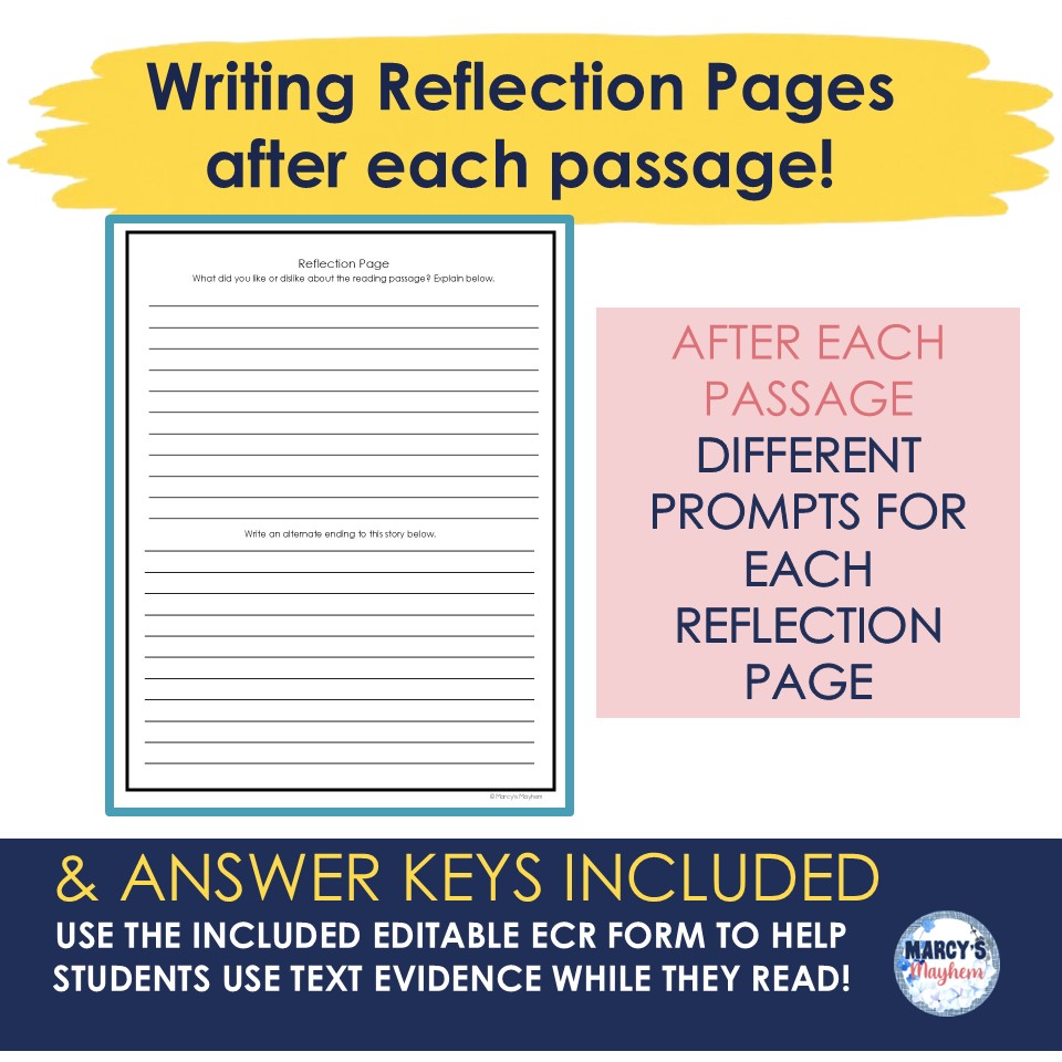 Reading Comprehension Passages with Questions 4th 5th Grade - Image 4