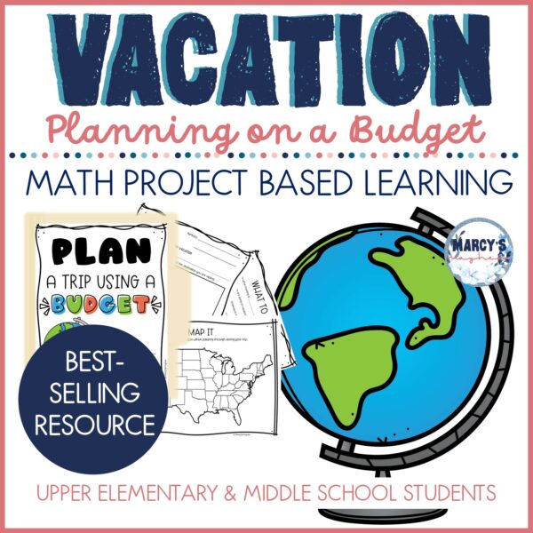 Math Project Based Learning 4th & 5th grade - Budgeting worksheets PBL