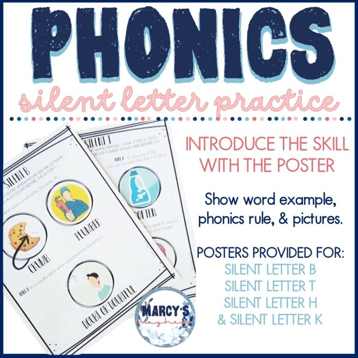 Phonics Silent letters worksheets - Marcys Mayhem