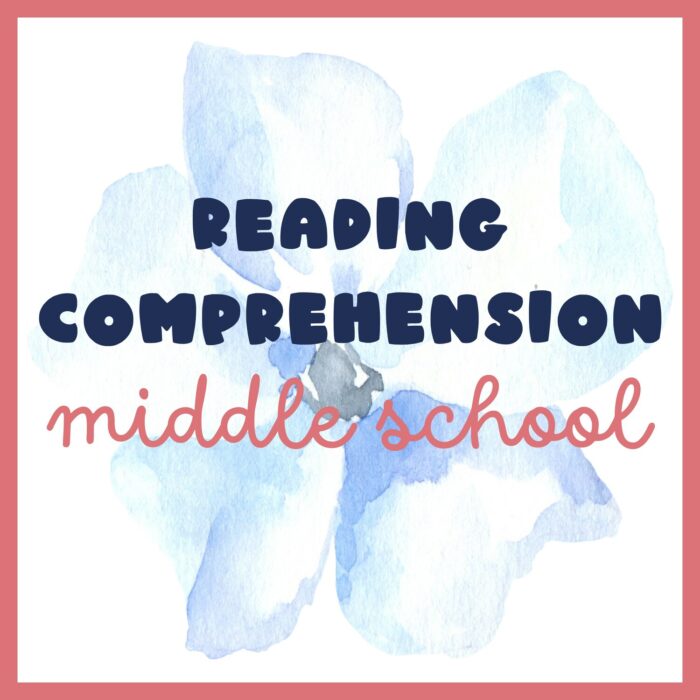reading comprehension middle school