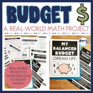 Make a Budget Project Real World Math and Answer Key - Marcys Mayhem