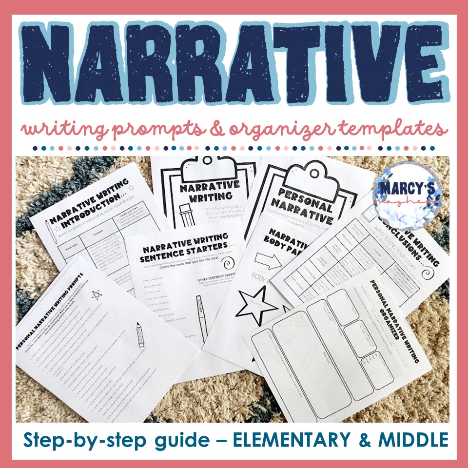 Don't pull your hair out trying to teach narrative writing! - Marcys Mayhem