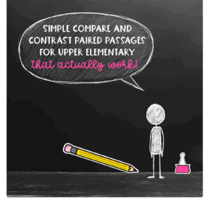Simple Compare and Contrast Paired Passages for Upper Elementary That Actually Work